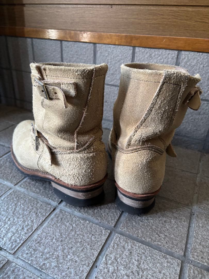【8D】廃盤レッドウィング 2965 ショート スエードエンジニアブーツ