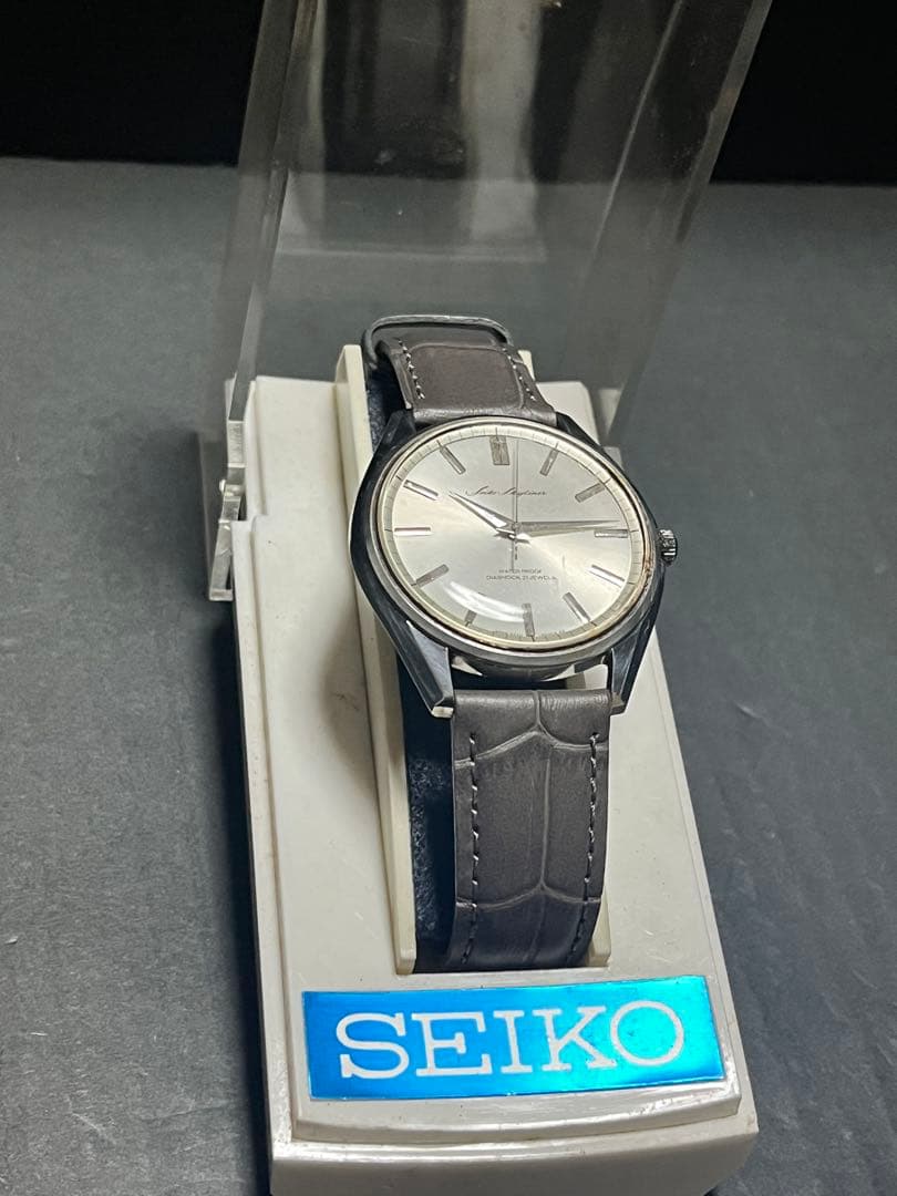 ★奇跡当時物ケース付! SEIKO スカイライナー　劇的美品！メンズ腕時計稼働