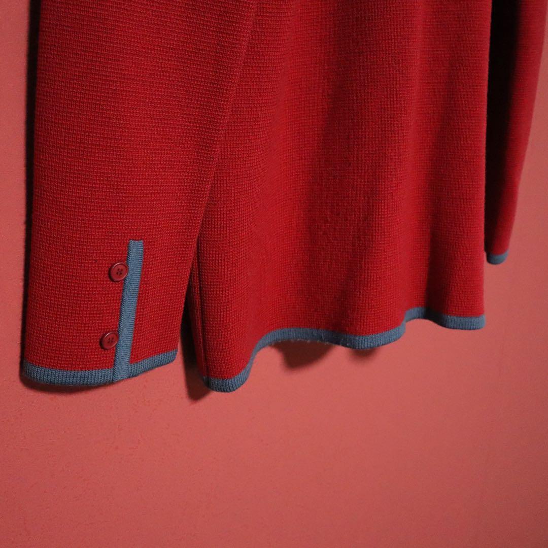 【希少デザイン】Christian Dior ライン切替 ニットジャケット