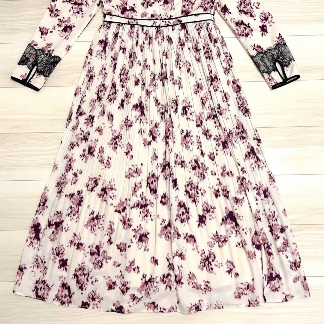 ワンピース Grasse Floral Pleated Dress M
