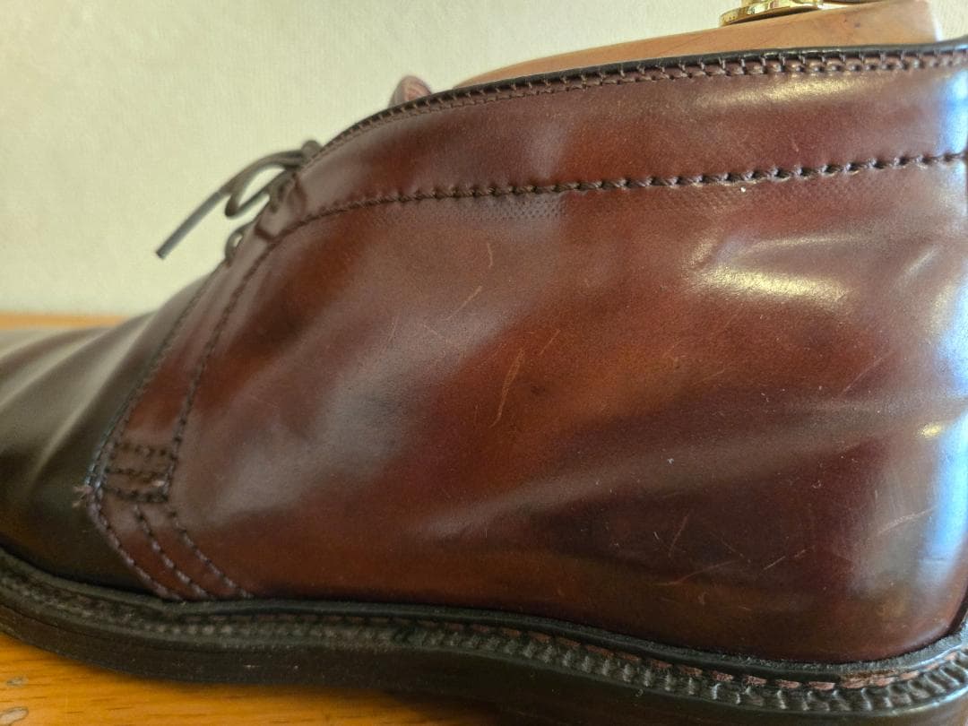 オールデン 1339 コードバン バーガンディ US9D【シューツリー付】