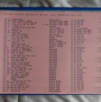 その他 BPM DATA/TOM LEWIS DISCO BEATS '74~'86