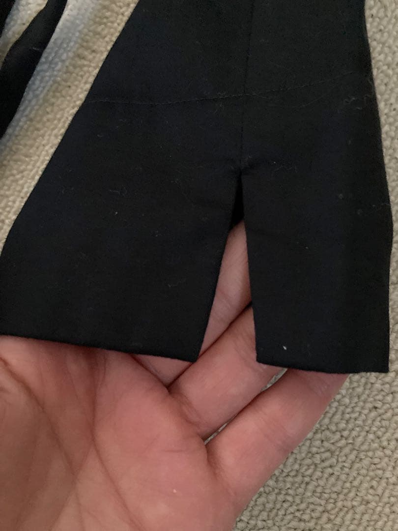 agnis b. ブラックロングワンピース 36★新品タグ付き定価¥33600