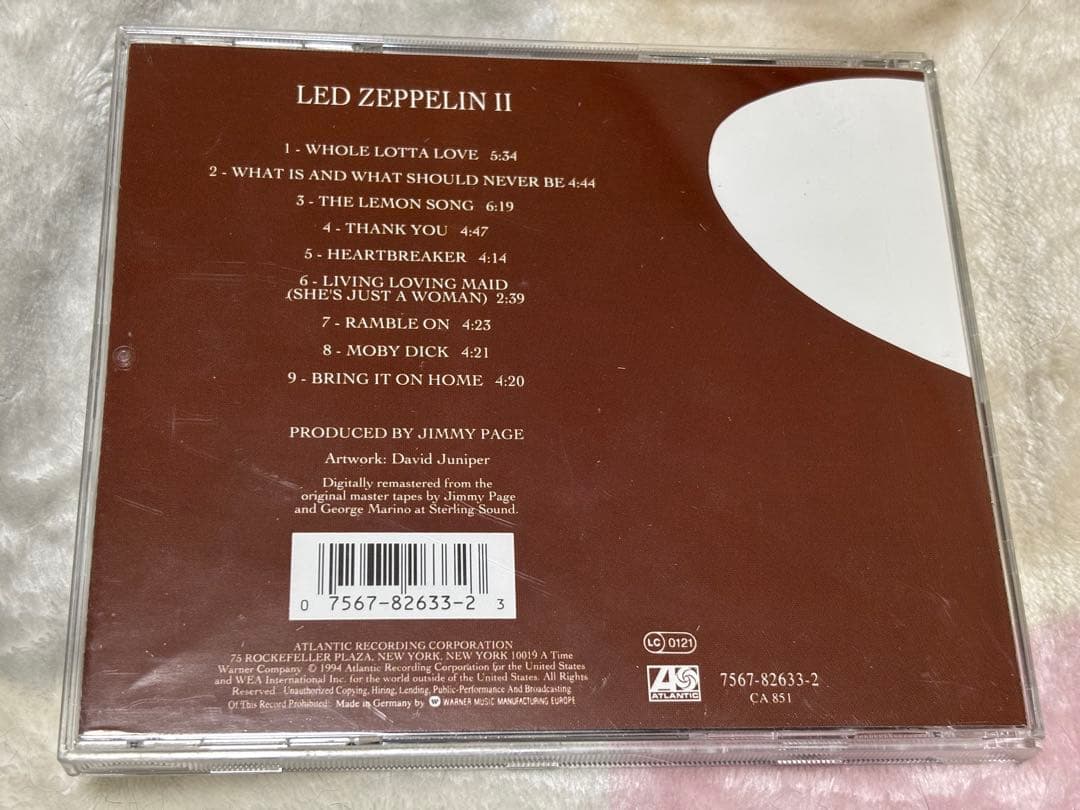 レア　LED ZEPPELIN 直筆サインCD レッド・ツェッペリン