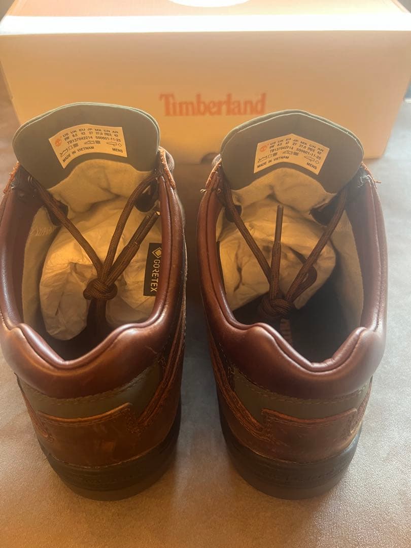 【新品】27cm Timberland Moc Toe Mid GTX ブラウン