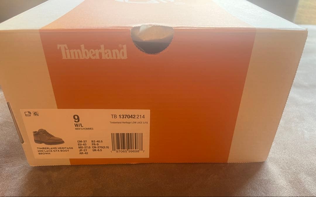 【新品】27cm Timberland Moc Toe Mid GTX ブラウン