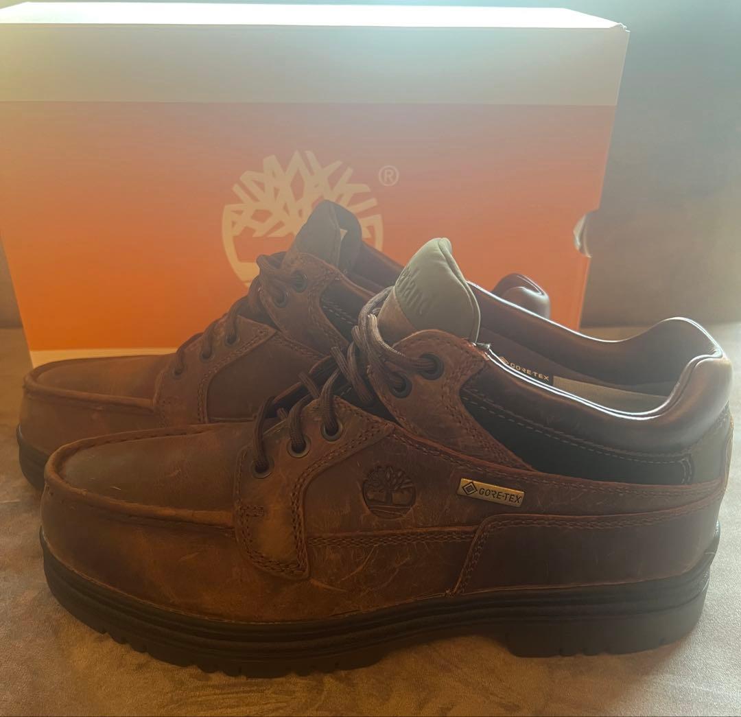 【新品】27cm Timberland Moc Toe Mid GTX ブラウン