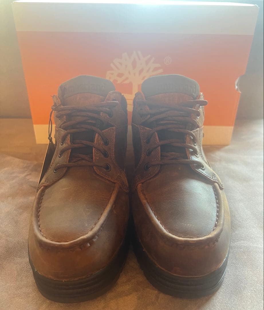 【新品】27cm Timberland Moc Toe Mid GTX ブラウン