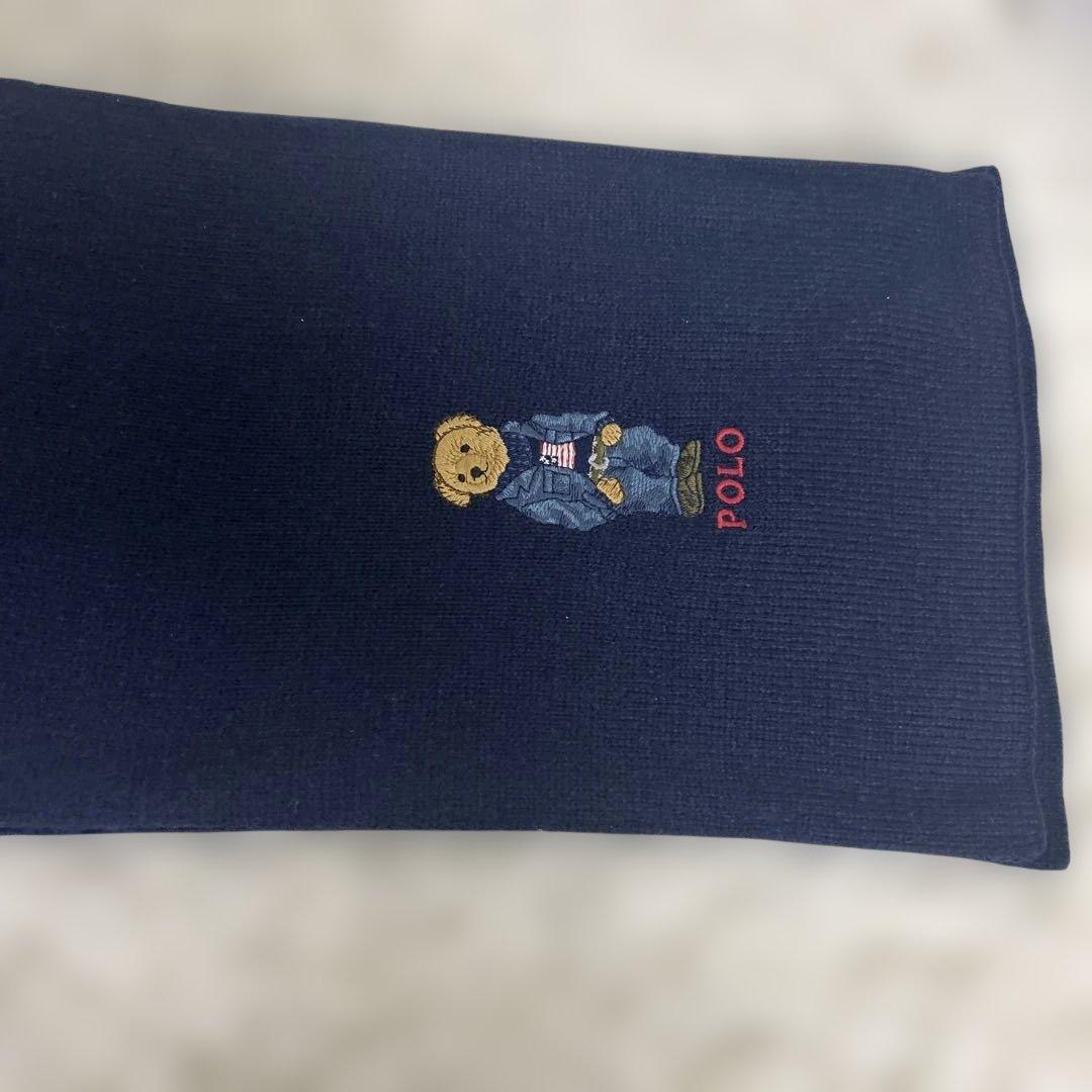 【極美品】Polo Ralph Lauren ポロベア　マフラー 手袋 セット