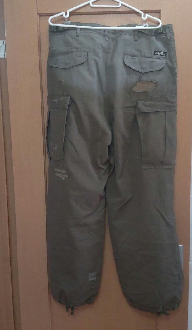 【最安値】sapeur M-65 リメイク カーゴパンツ L