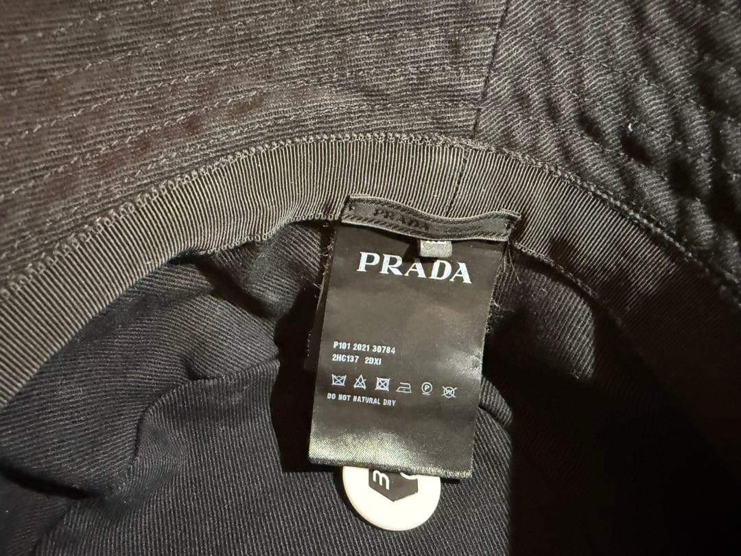 ✨希少✨PRADA プラダ　バケットハット　XL ブラック　ユニセックス