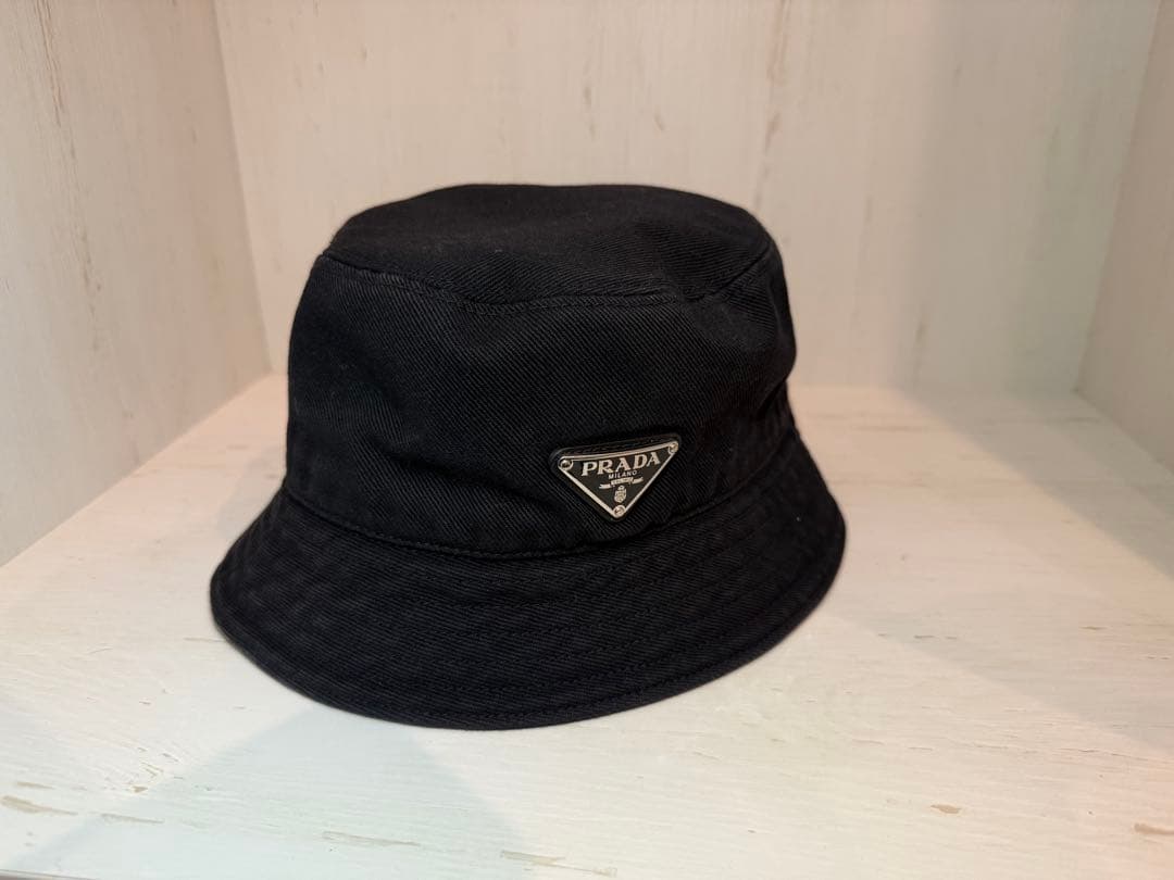 ✨希少✨PRADA プラダ　バケットハット　XL ブラック　ユニセックス