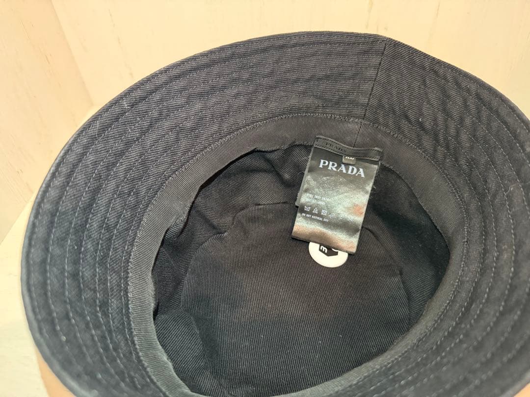 ✨希少✨PRADA プラダ　バケットハット　XL ブラック　ユニセックス