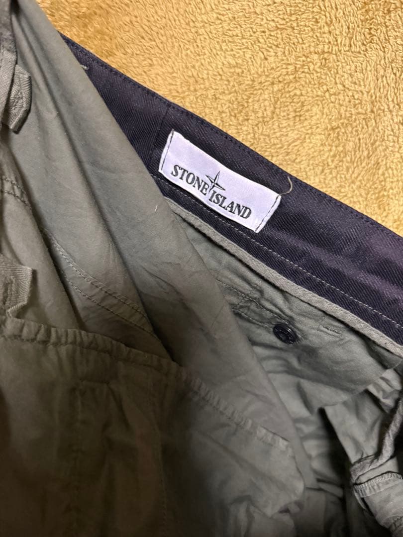 STONE  カーゴショートパンツ オリーブグリーン
