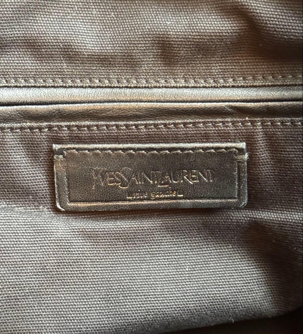 Yves Saint Laurent レザーボストンバック