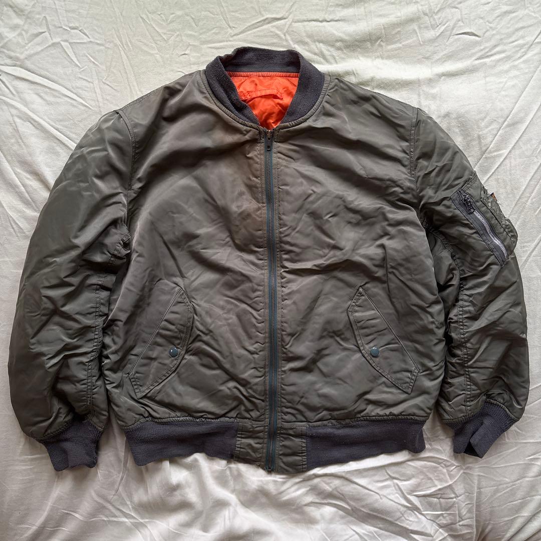 【90s】USA製 ALPHA MA-1 フライトジャケット リバーシブル