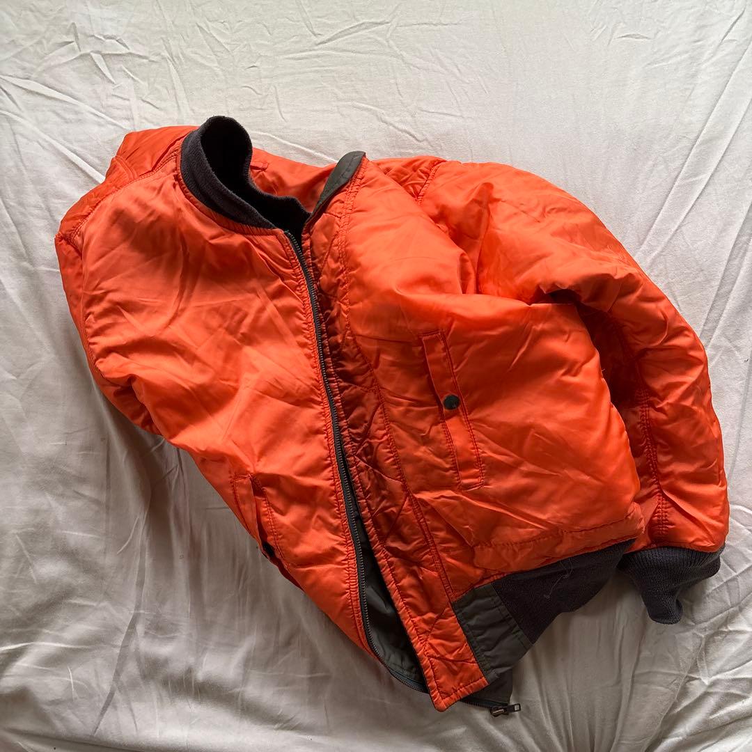 【90s】USA製 ALPHA MA-1 フライトジャケット リバーシブル