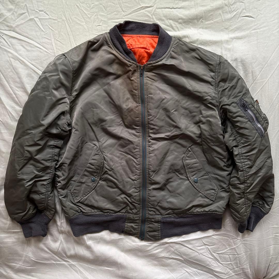 【90s】USA製 ALPHA MA-1 フライトジャケット リバーシブル