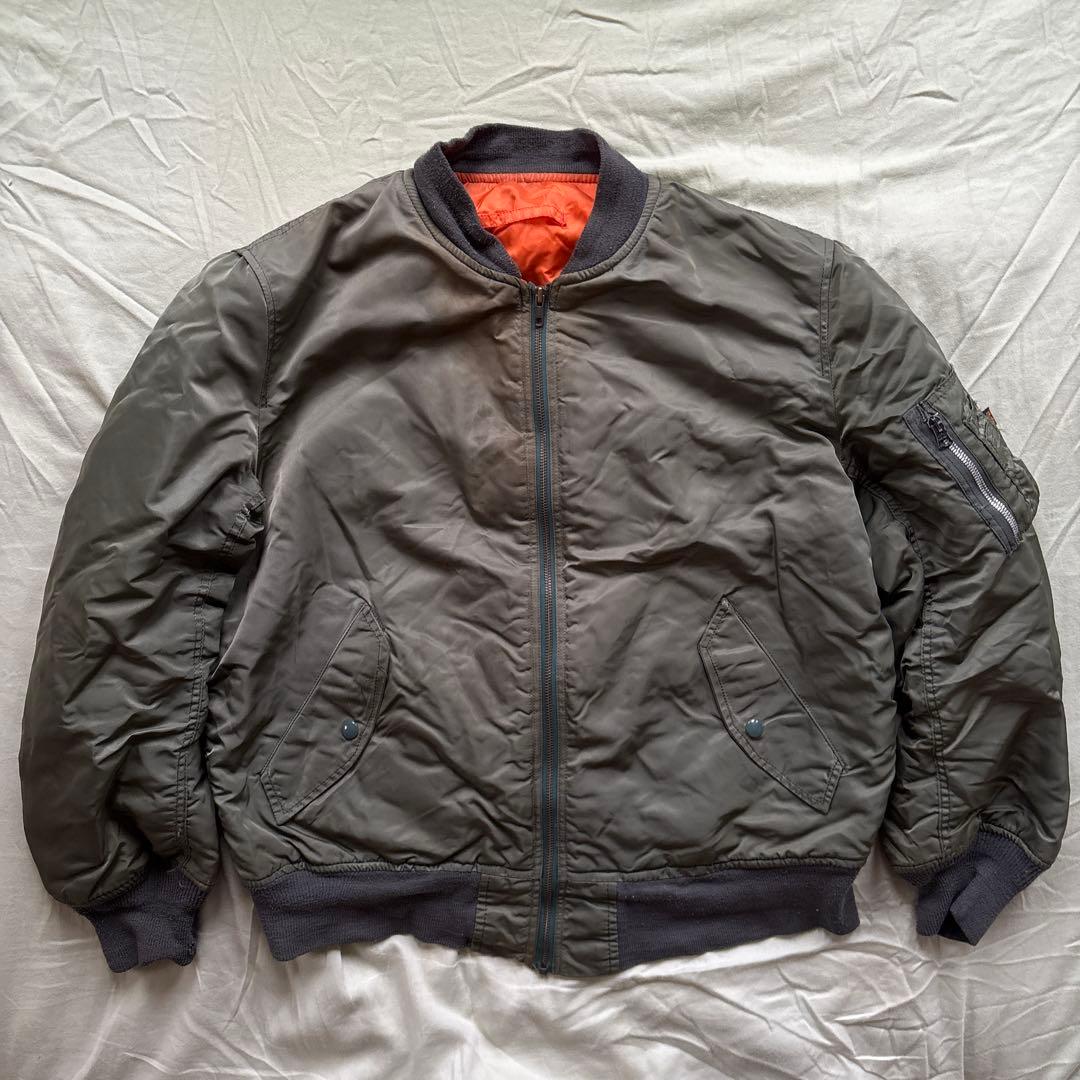 【90s】USA製 ALPHA MA-1 フライトジャケット リバーシブル