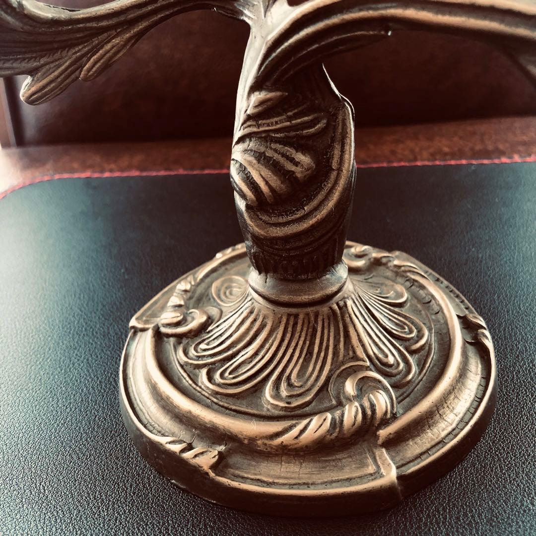 【アンティーク】キャンドルスタンド　燭台　フランス