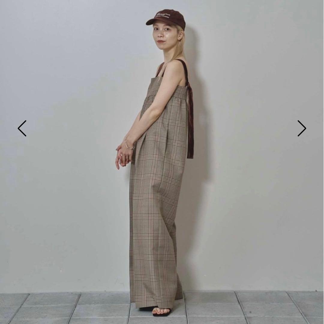 TODAYFUL Check Wide Combinaison 未使用