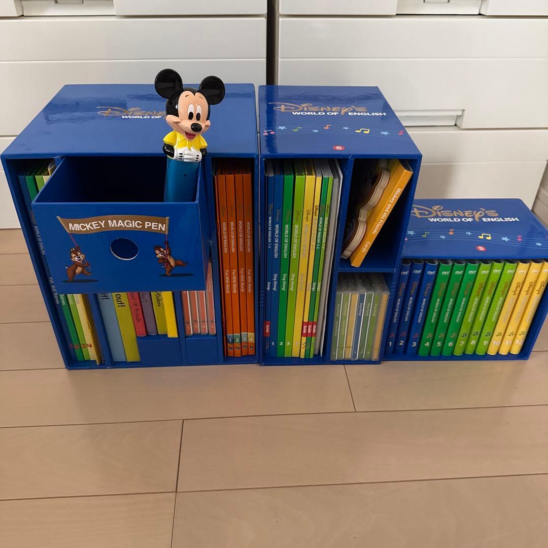 DWEディズニー英語システムシングアロングセットとミッキーマジックペンセット