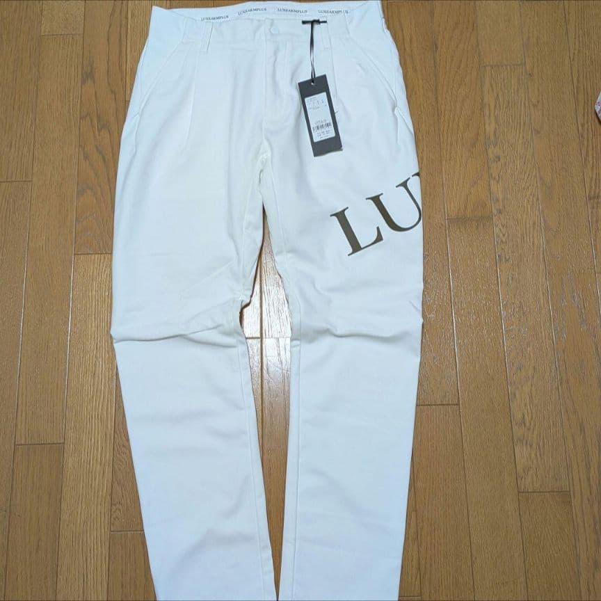 【新品】LUXEAKMPLUS ビッグロゴ防風パンツ XLサイズ