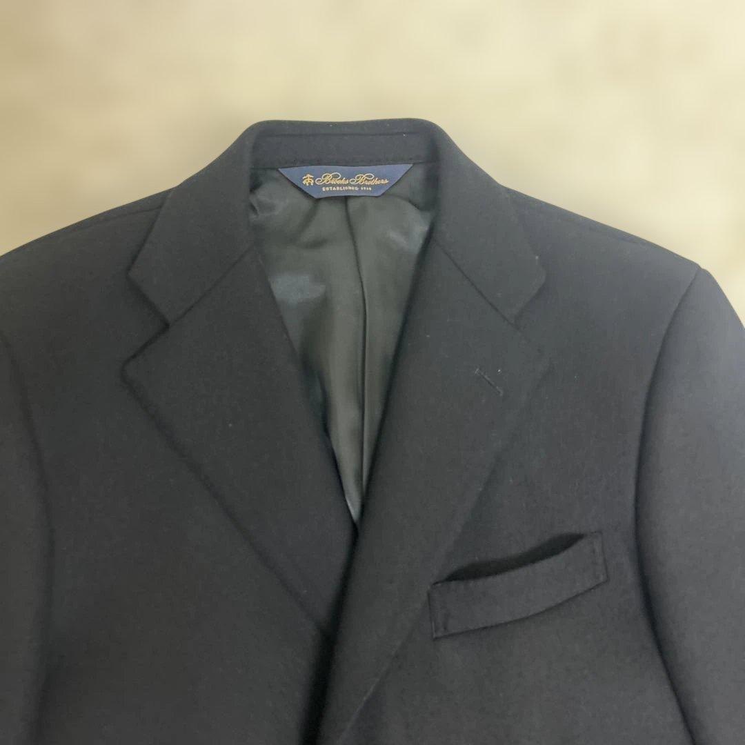 【極美品】ブルックスブラザーズ チェスターコート 比翼　ブラック 36 近年