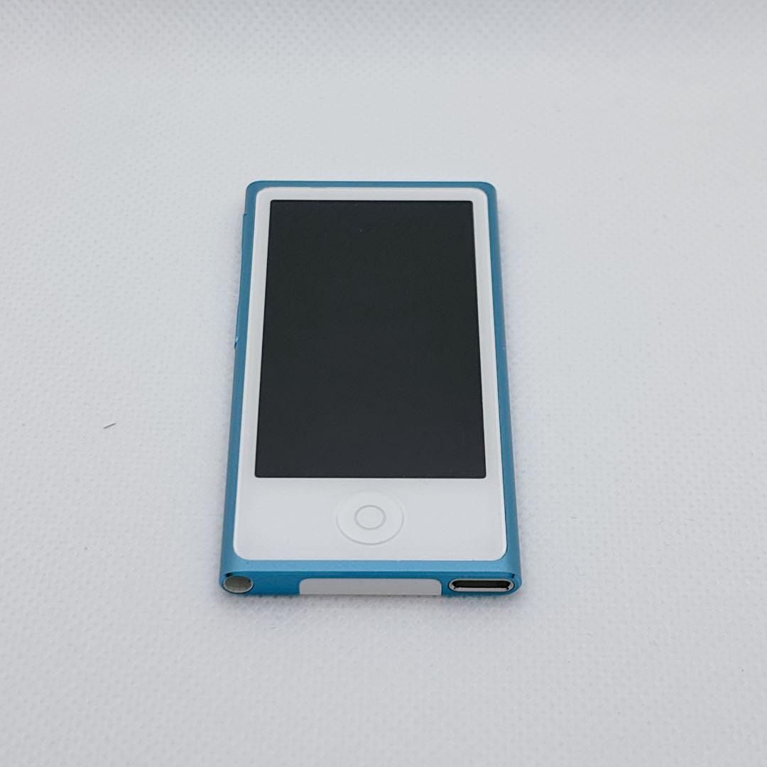 【美品】Apple iPod nano 第7世代 ブルー MD477J/A