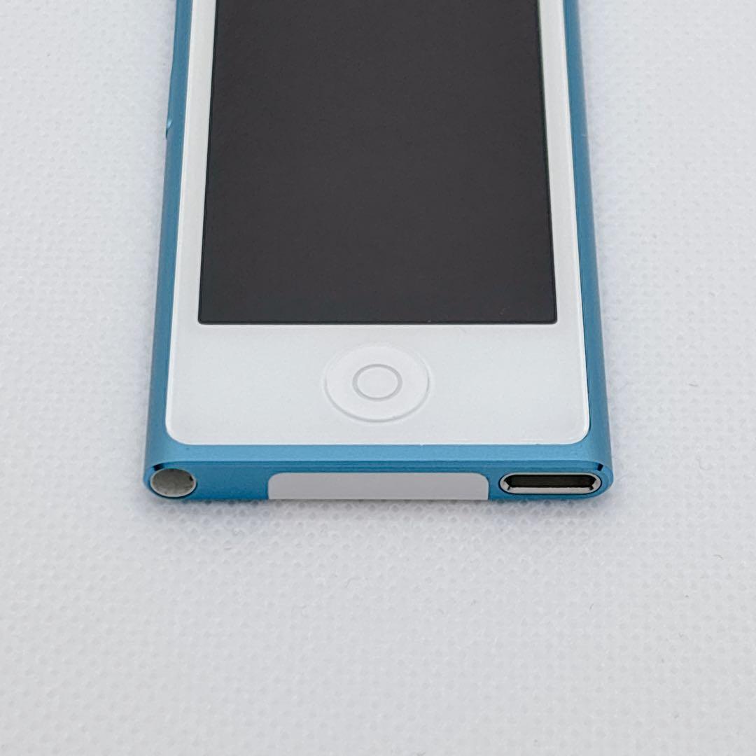 【美品】Apple iPod nano 第7世代 ブルー MD477J/A