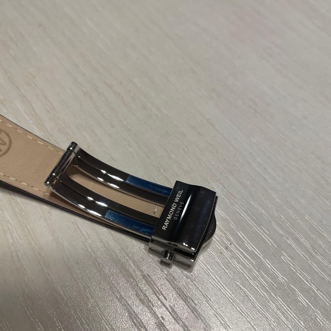 Raymond Weil レイモンドウェイル　レザーベルト ダークグレー20mm