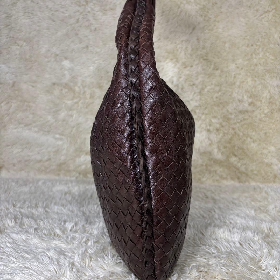美品　ボッテガヴェネタ　イントレチャート　トートバッグ　ワンショルダー　レザー