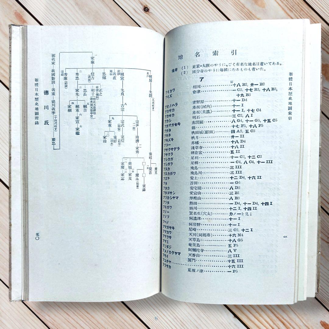 昭和４年版 新體日本歴史地図 富山房 古代〜戦前 戦地・戦役・戦場・旧地名・軍略