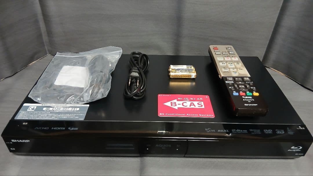500GB シャープ AQUOS BDレコーダー☆BD-S520☆リモコン付 3