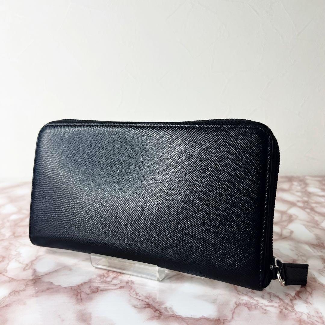 【未使用級品】PRADA ラウンドファスナー 長財布80