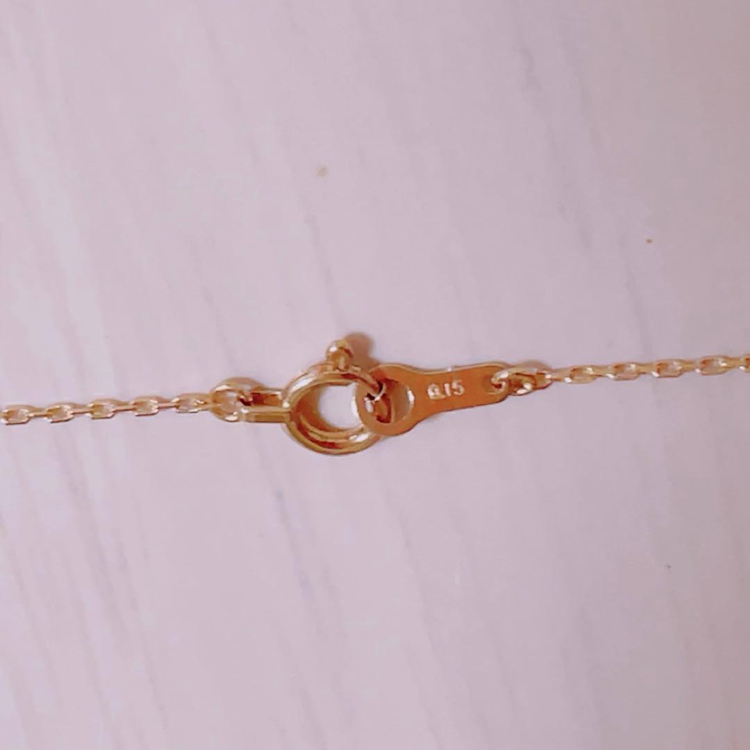 ete K18 ダイヤモンドネックレス\"ブライト\" イエローゴールド