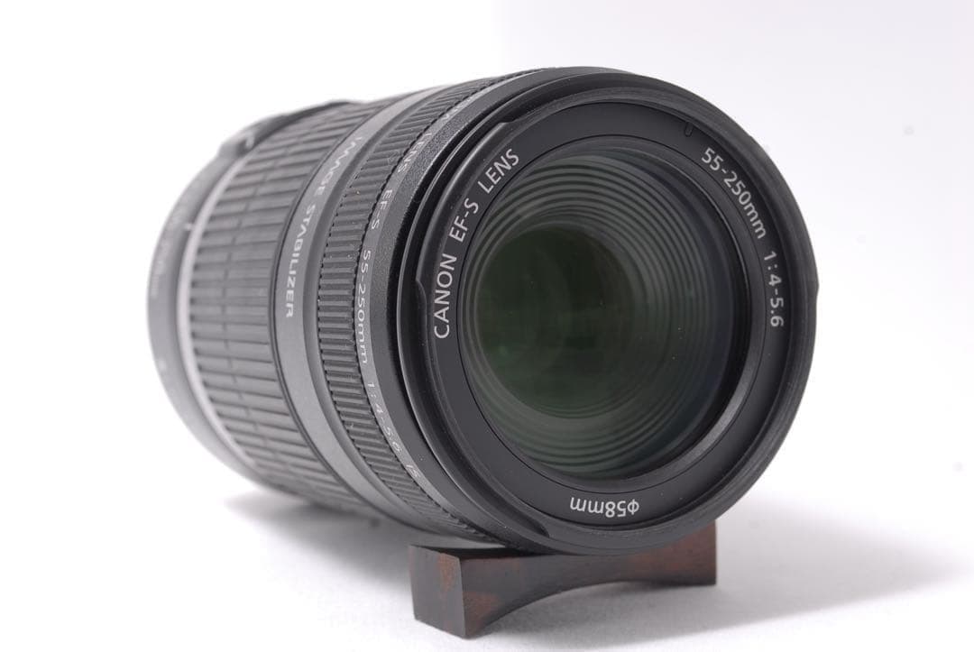 ★手ぶれ補正★ Canon EF-S 55-250mm IS 【前後キャップ付】