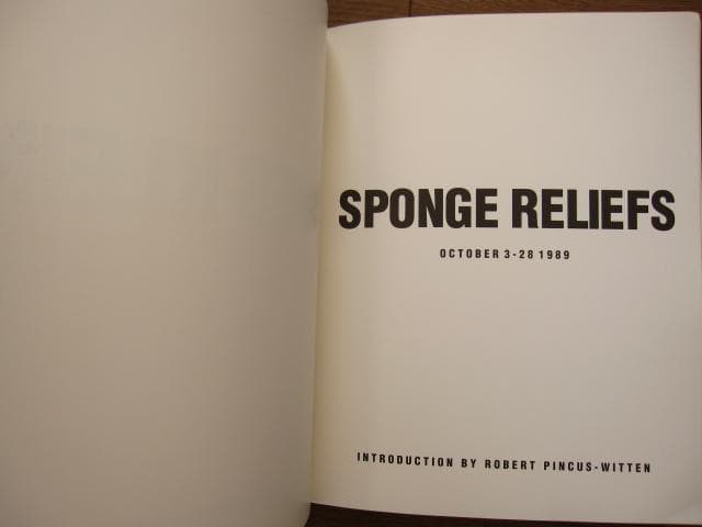 Yves : Sponge Reliefs　イヴ・クライン