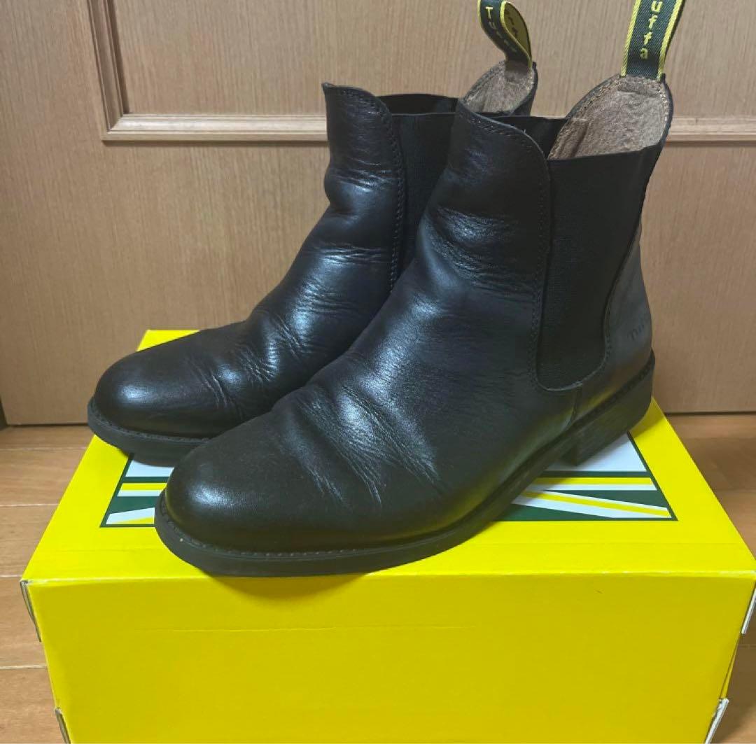 TUFFA サイドゴアブーツ レインブーツ スノーブーツ 黒