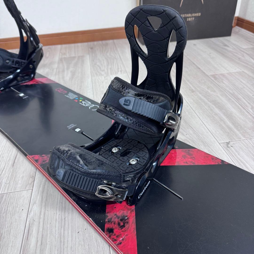 BURTON CUSTOM X 158cm スノーボードセット