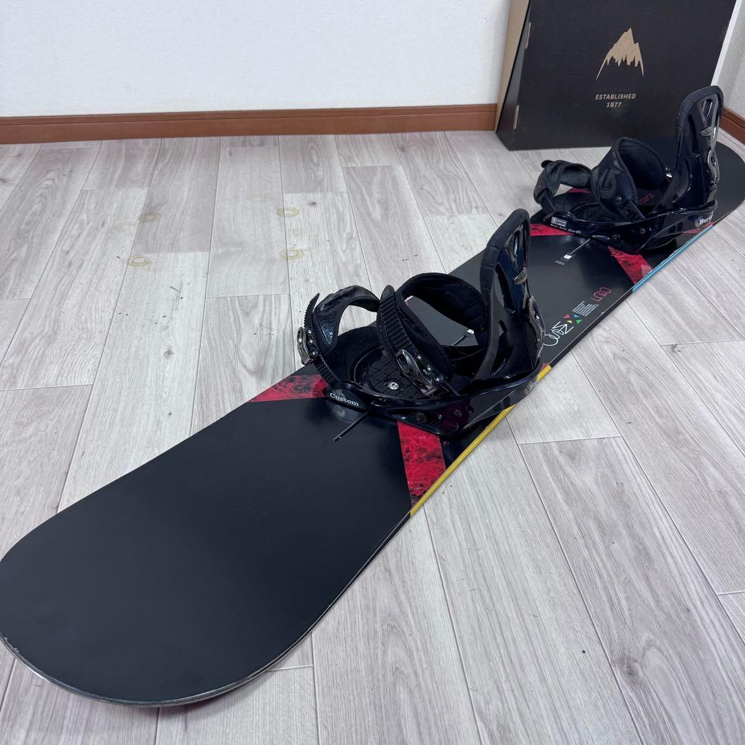 BURTON CUSTOM X 158cm スノーボードセット