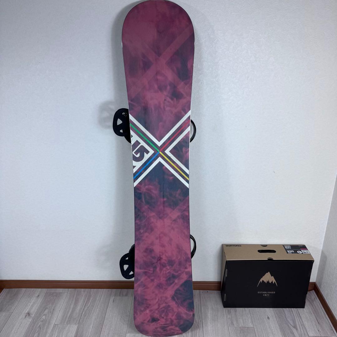 BURTON CUSTOM X 158cm スノーボードセット