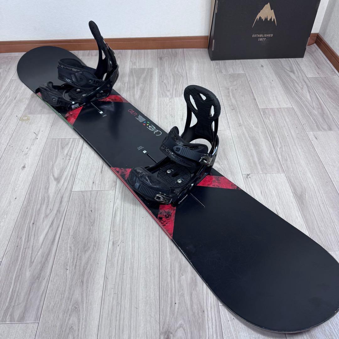 BURTON CUSTOM X 158cm スノーボードセット