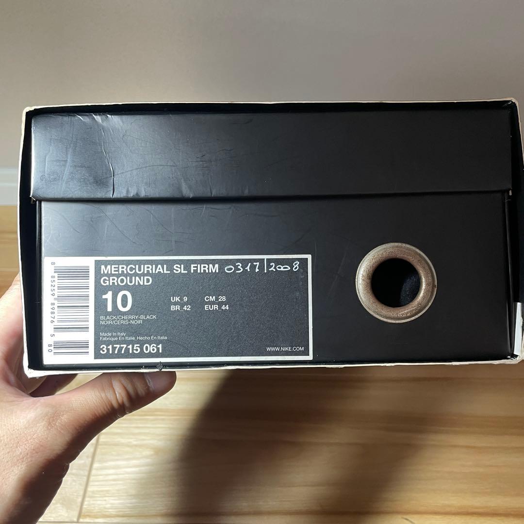 マーキュリアル SL FG シリアルナンバー317/2008 28.0cm