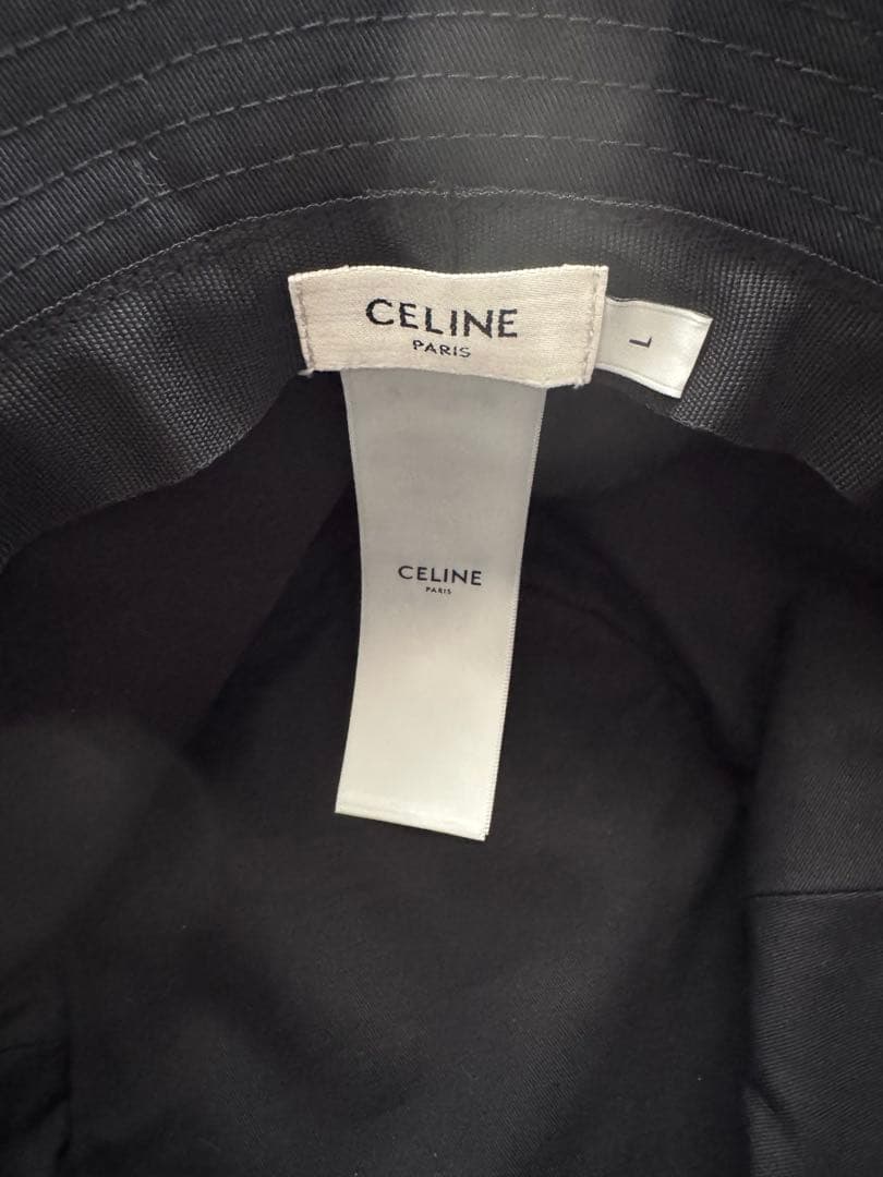 1回1〜2時間使用！極美品！箱付き！CELINE トリオンフバケットハット L
