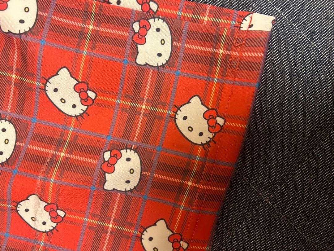 heihei ハローキティ チェック柄 トラックパンツ