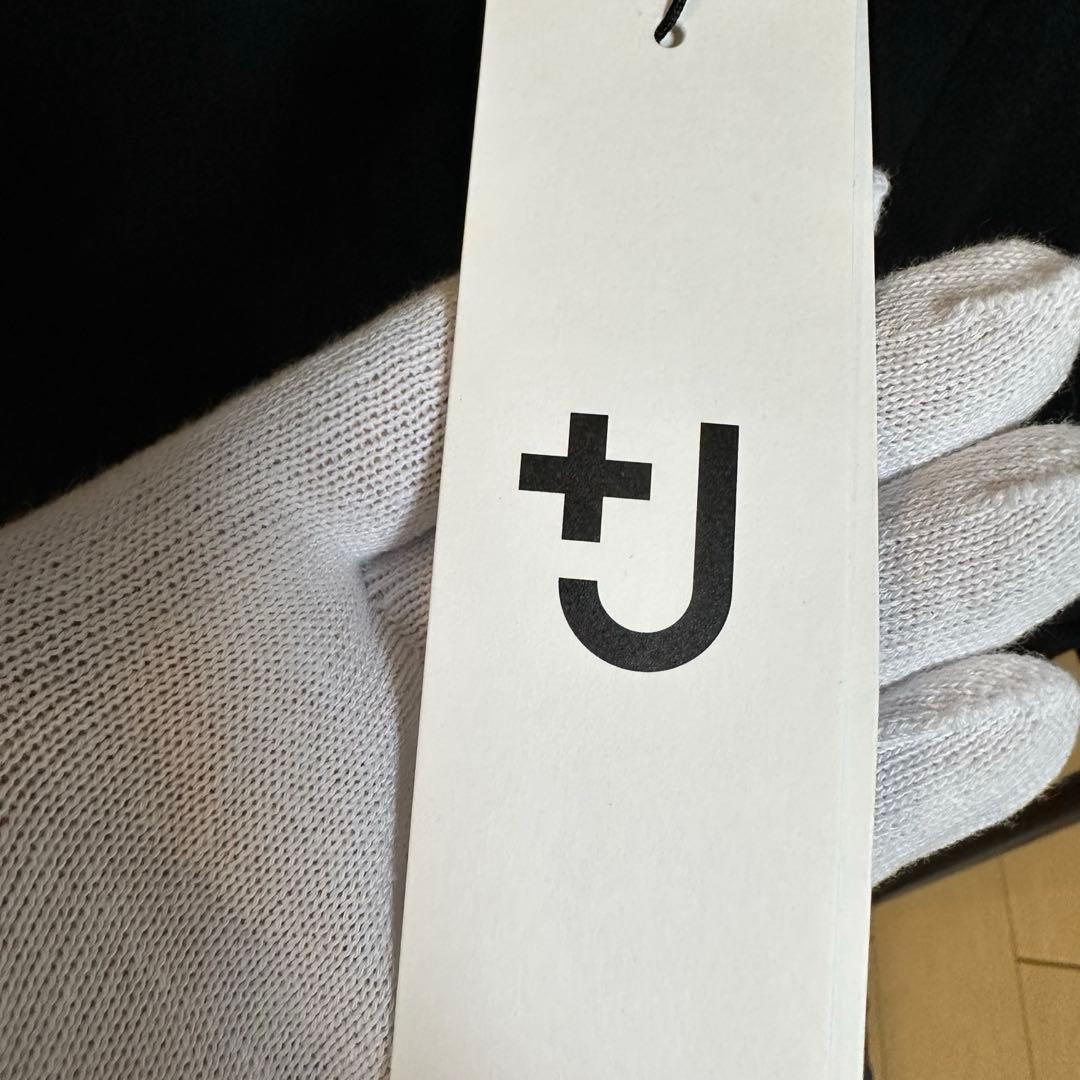 UNIQLO +J ウールオーバーサイズダッフルコート黒ブラック　M タグ付き