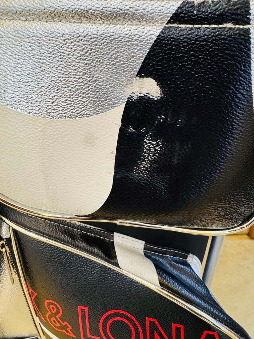 MARK & LONA スカルカモフラ柄レザーキャディバッグキムタクマクロナ