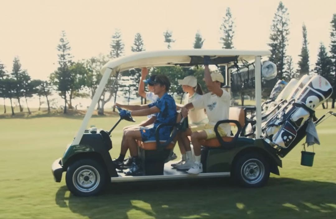 MARK & LONA スカルカモフラ柄レザーキャディバッグキムタクマクロナ