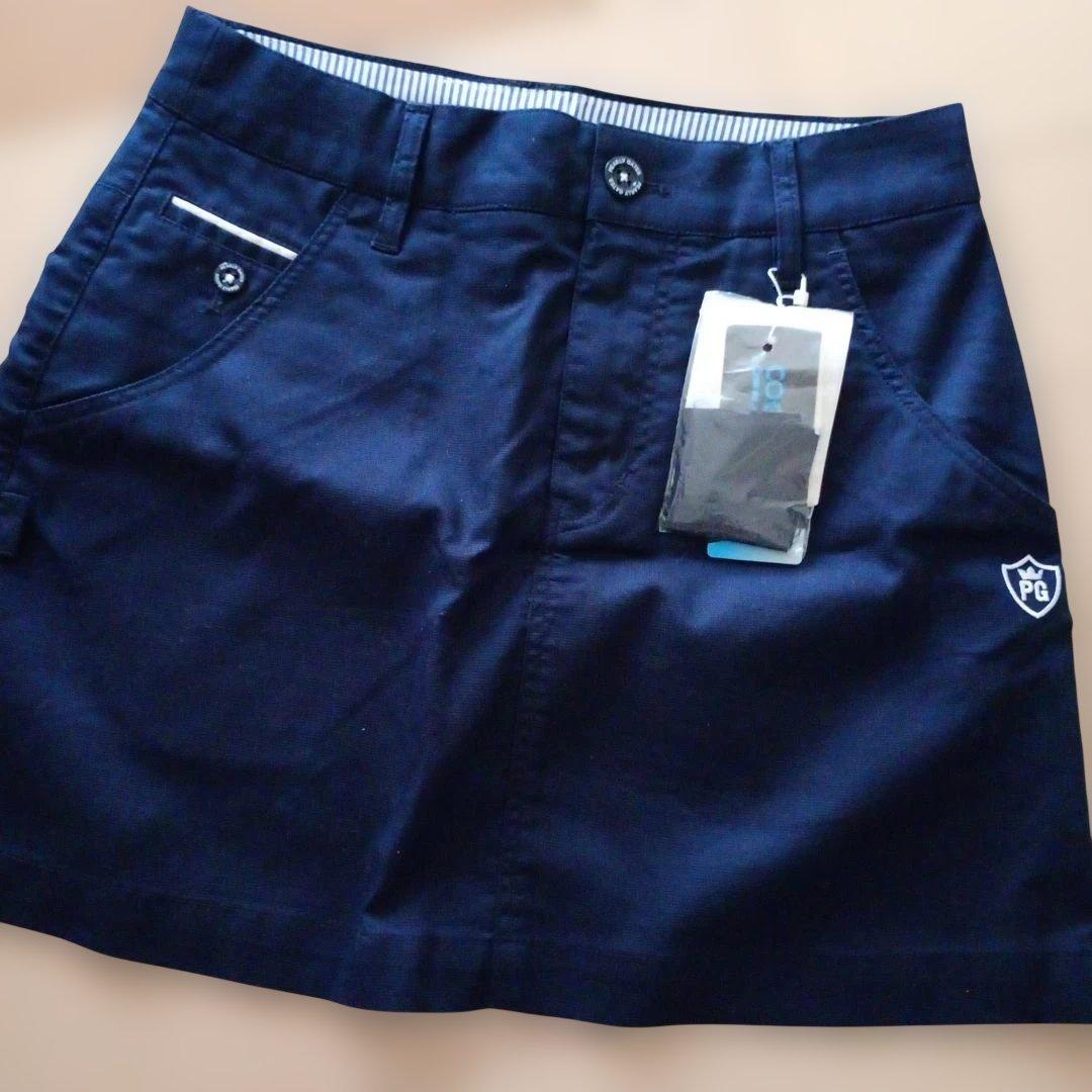パーリーゲイツ クール＆ドライ ネイビースカート
